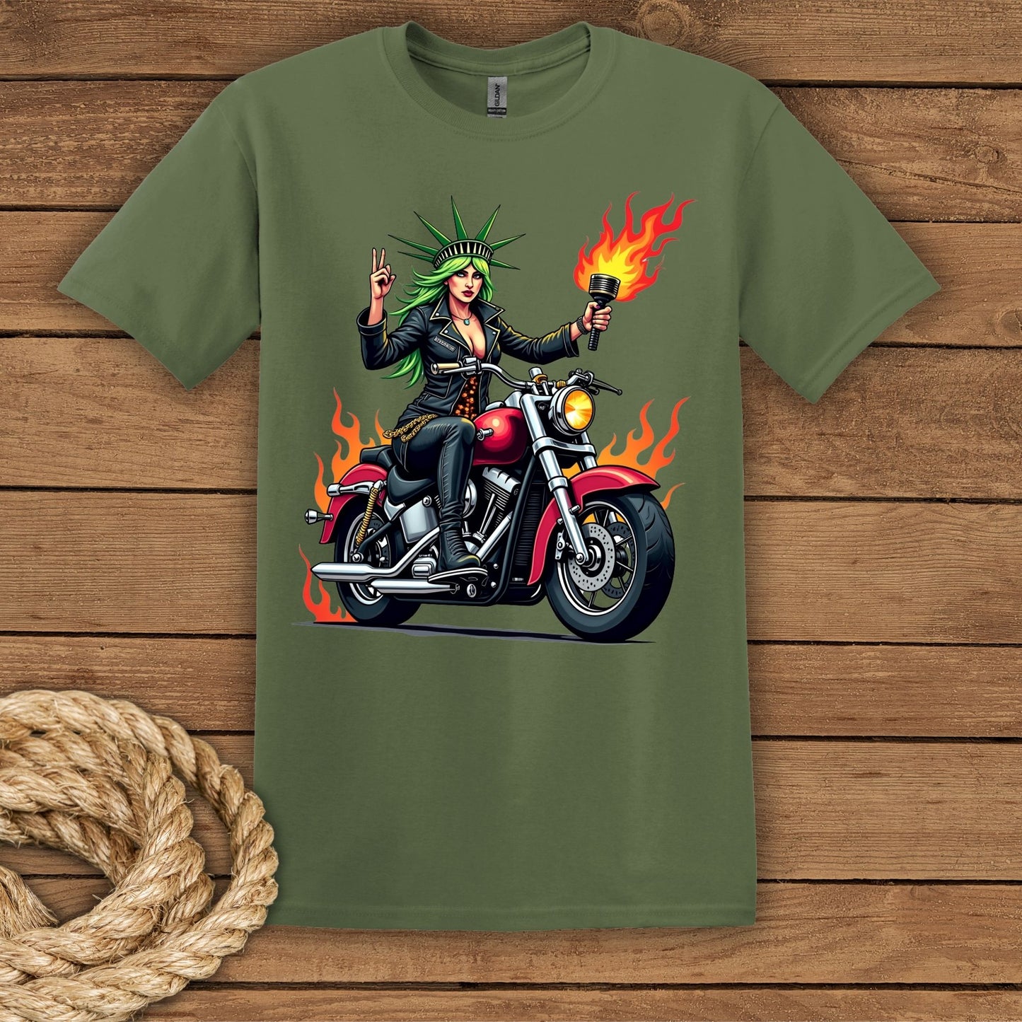 Rebellious Liberty Graphic T-Shirt
