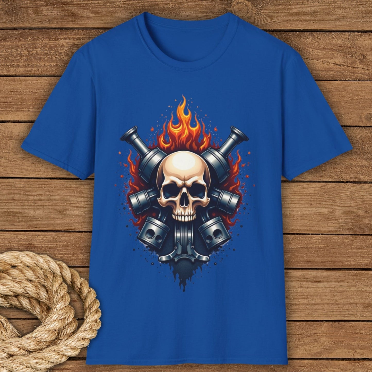 Skull & Flame Graphic T-Shirt