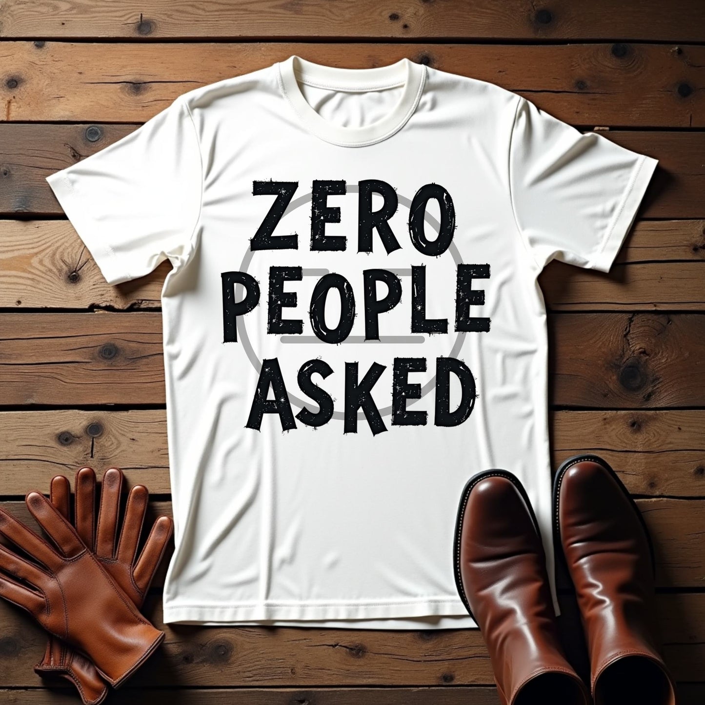Zero People Asked Unisex Softstyle T-Shirt