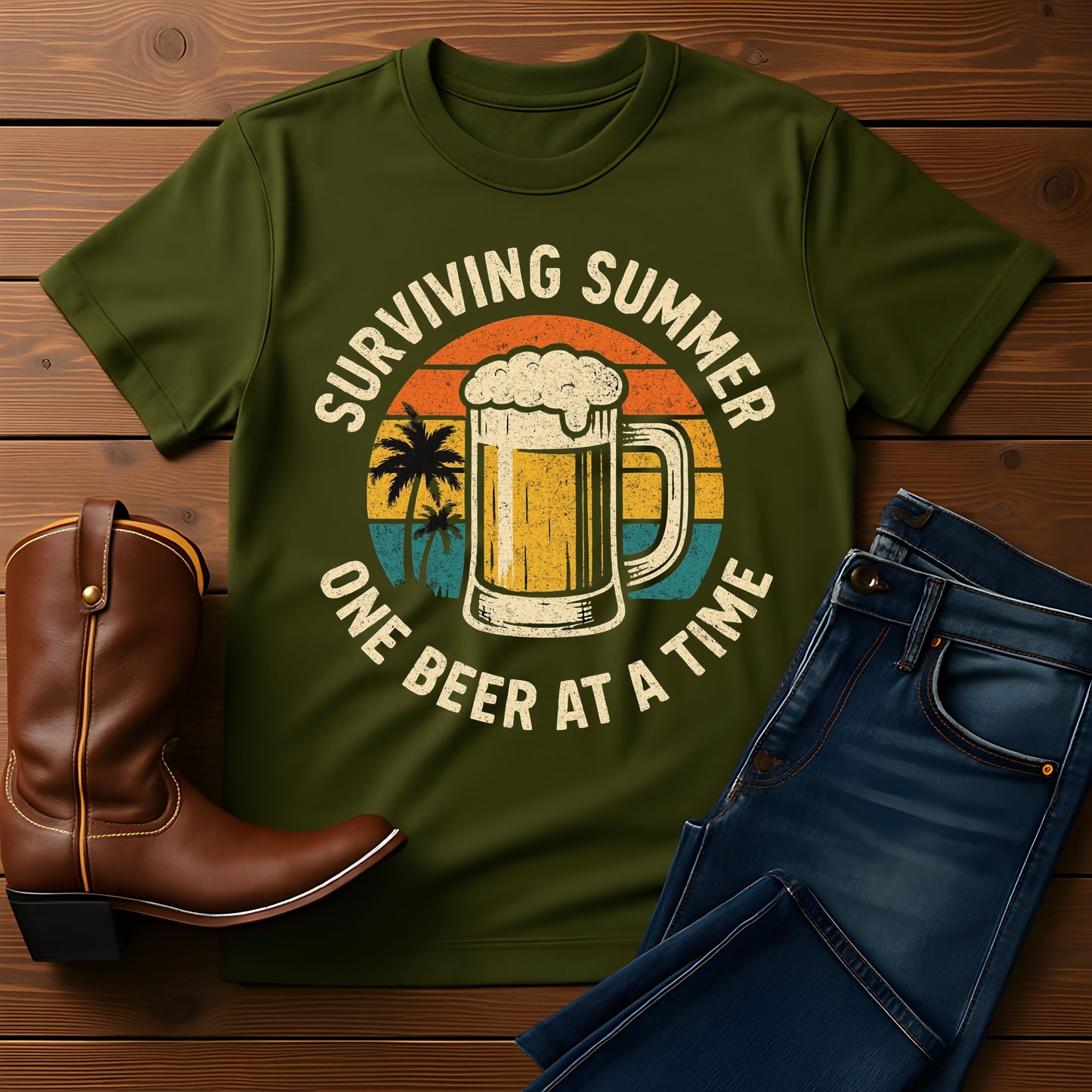 Summer Vibes Beer Lovers T-Shirt