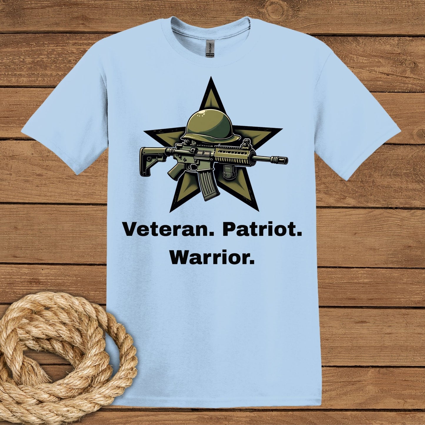 Veteran Patriot Warrior T-Shirt - Tribute to Heroes