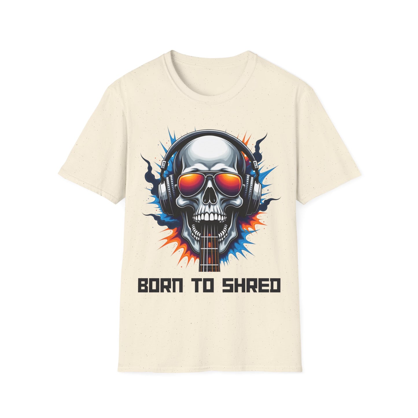 Born to Shred Skull Graphic Unisex T-Shirt