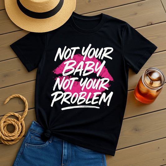 "Not Your Baby, Not Your Problem" T-Shirt