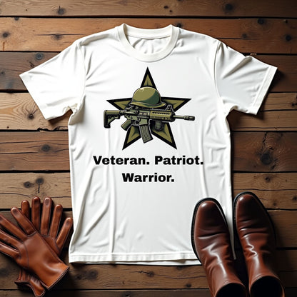 Veteran Patriot Warrior T-Shirt - Tribute to Heroes