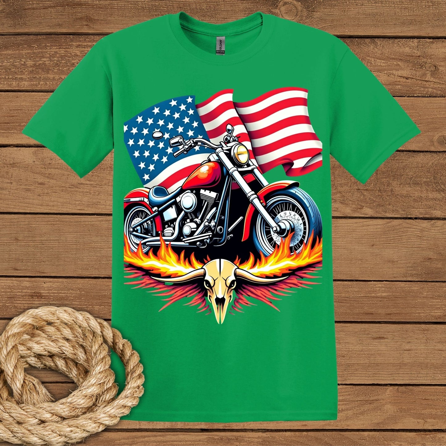 Born to Ride. Raised American T-Shirt