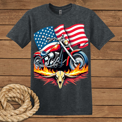 Born to Ride. Raised American T-Shirt