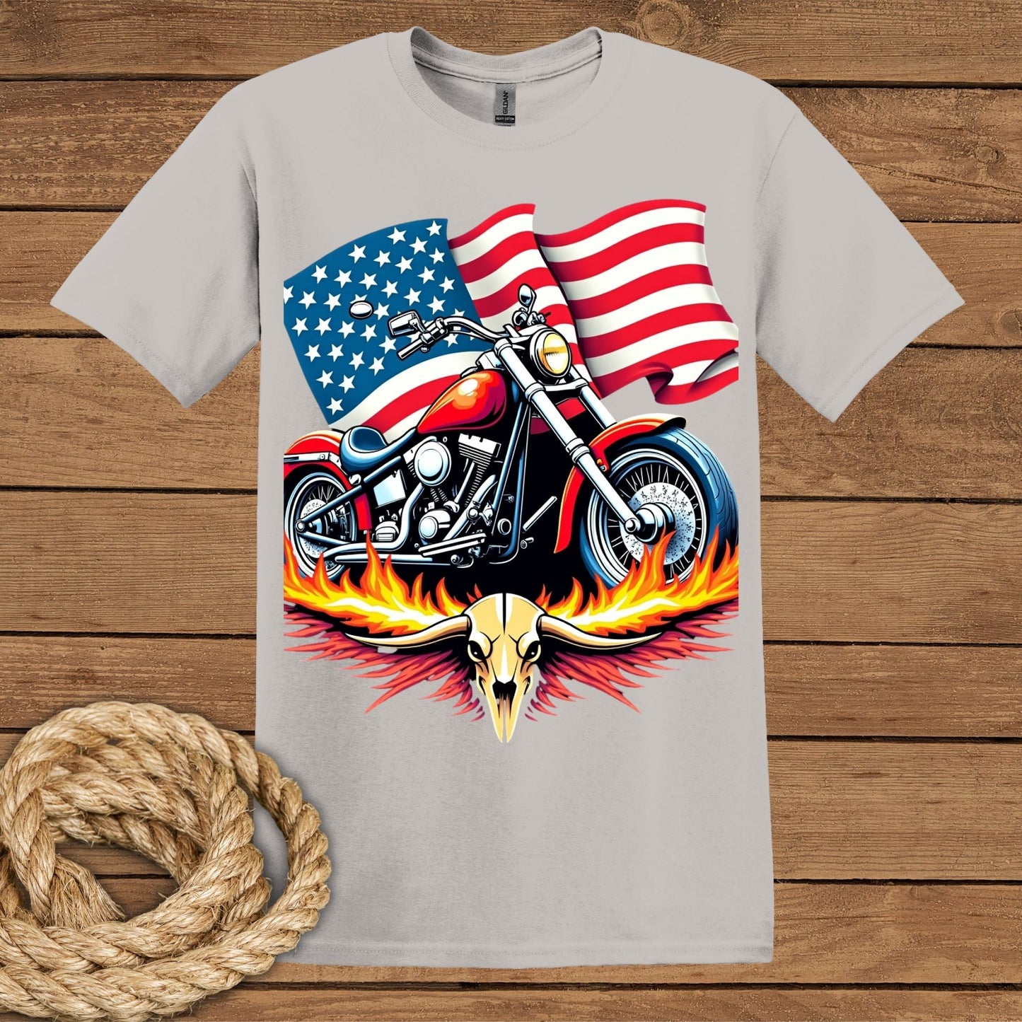Born to Ride. Raised American T-Shirt
