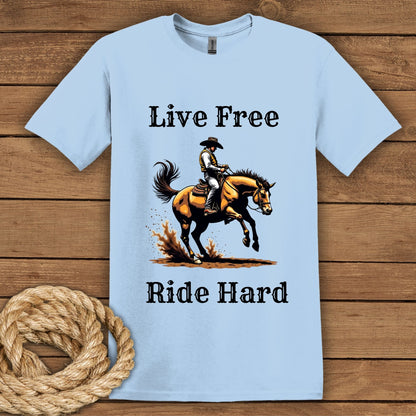 Live Free Ride Hard Unisex T-Shirt