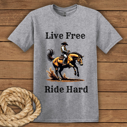 Live Free Ride Hard Unisex T-Shirt