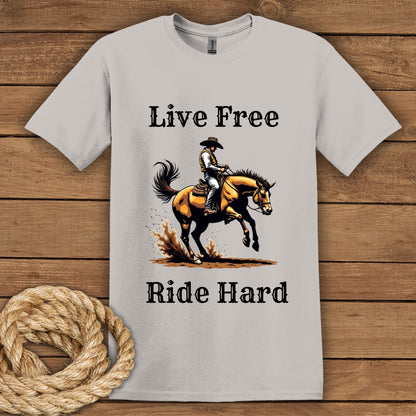 Live Free Ride Hard Unisex T-Shirt