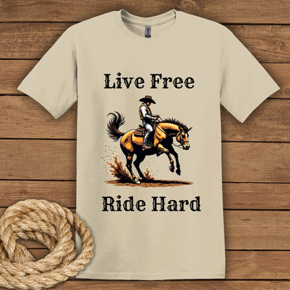 Live Free Ride Hard Unisex T-Shirt