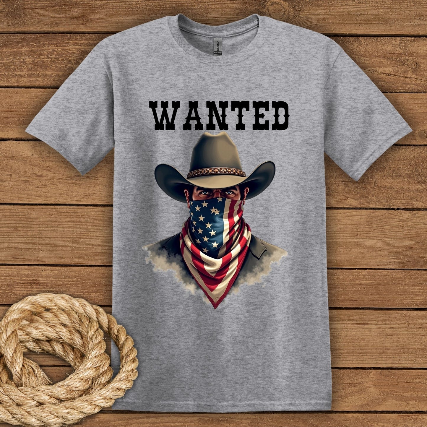 Wanted Cowboy Graphic T-Shirt
