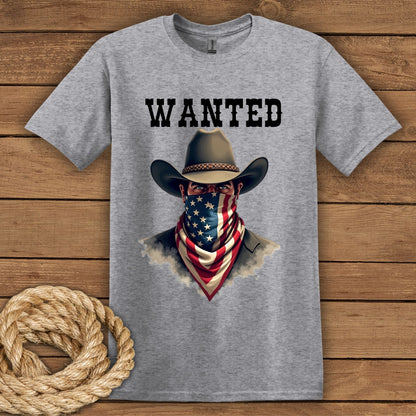 Wanted Cowboy Graphic T-Shirt