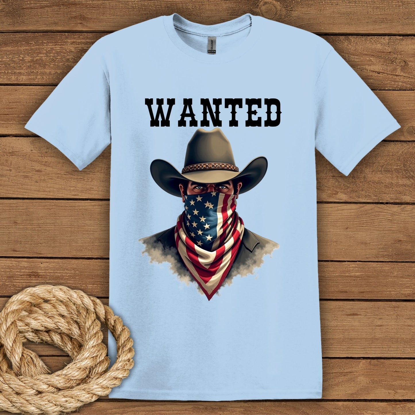 Wanted Cowboy Graphic T-Shirt