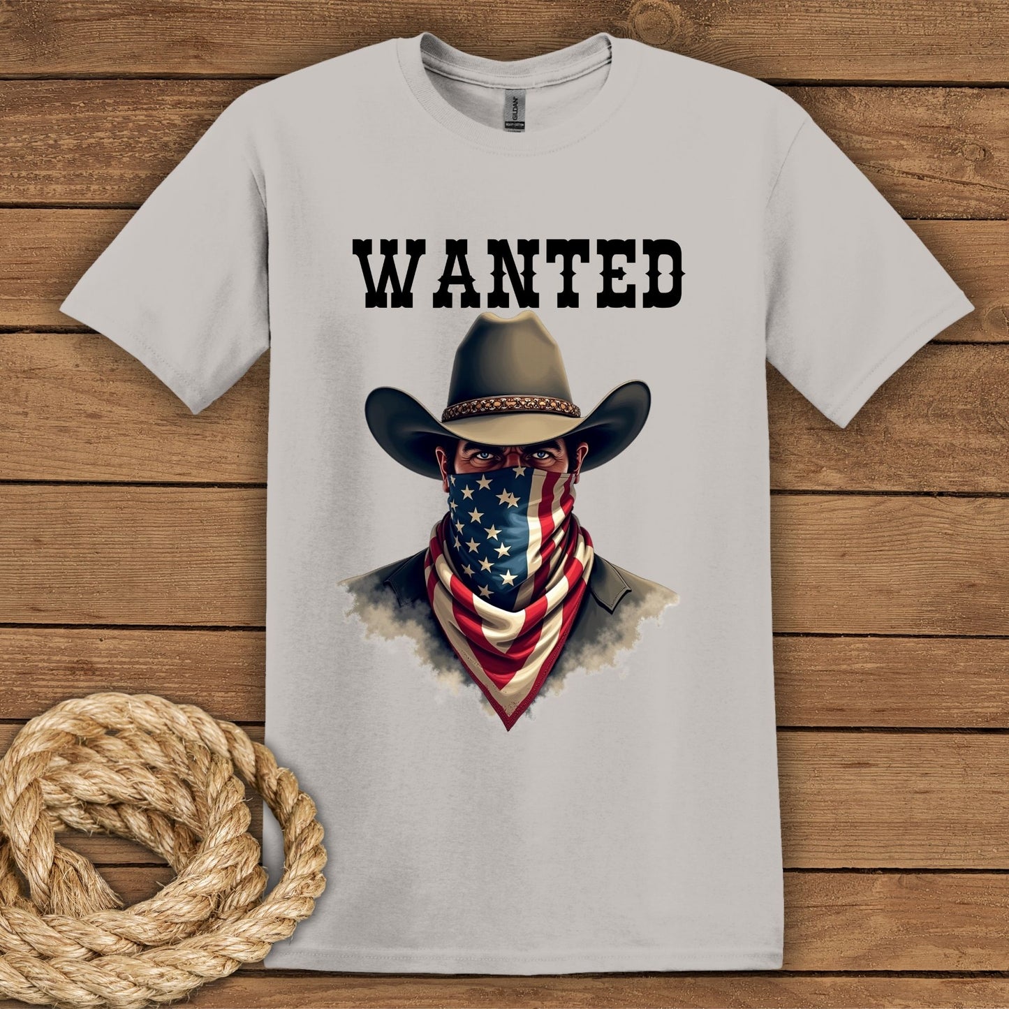 Wanted Cowboy Graphic T-Shirt