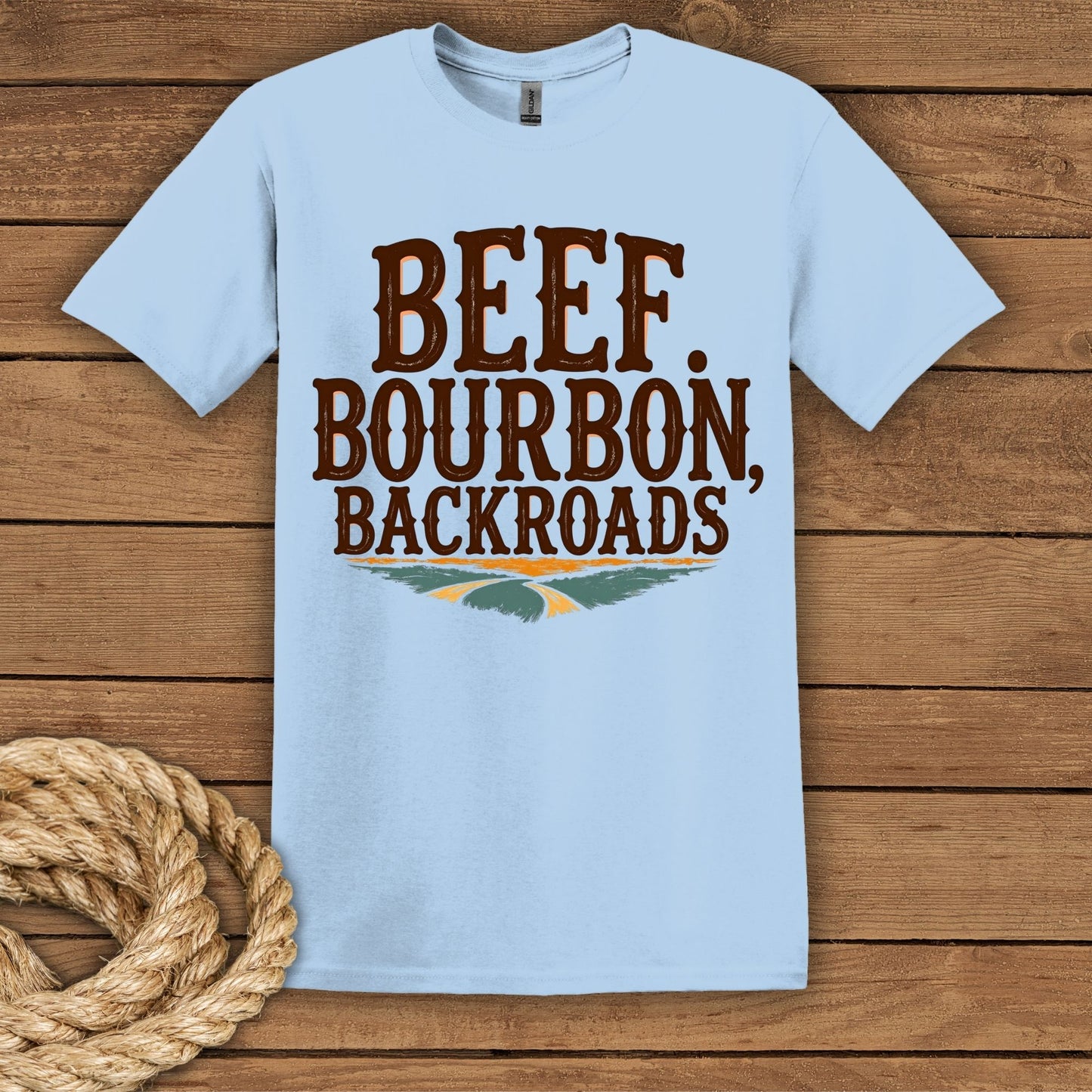 Beef Bourbon Backroads Unisex T-Shirt