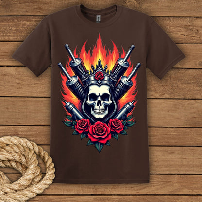 Skull and Roses Unisex T-Shirt