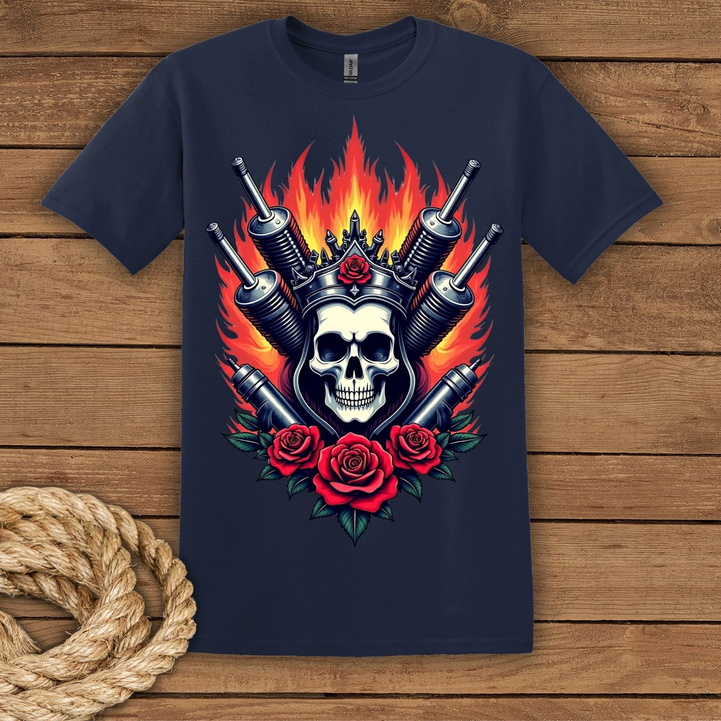 Skull and Roses Unisex T-Shirt