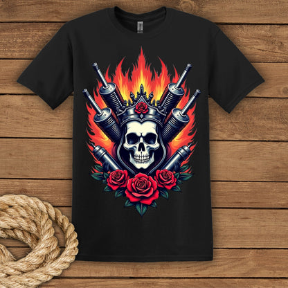 Skull and Roses Unisex T-Shirt