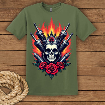 Skull and Roses Unisex T-Shirt