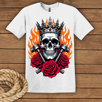 Rebellious Skull Crown T-Shirt