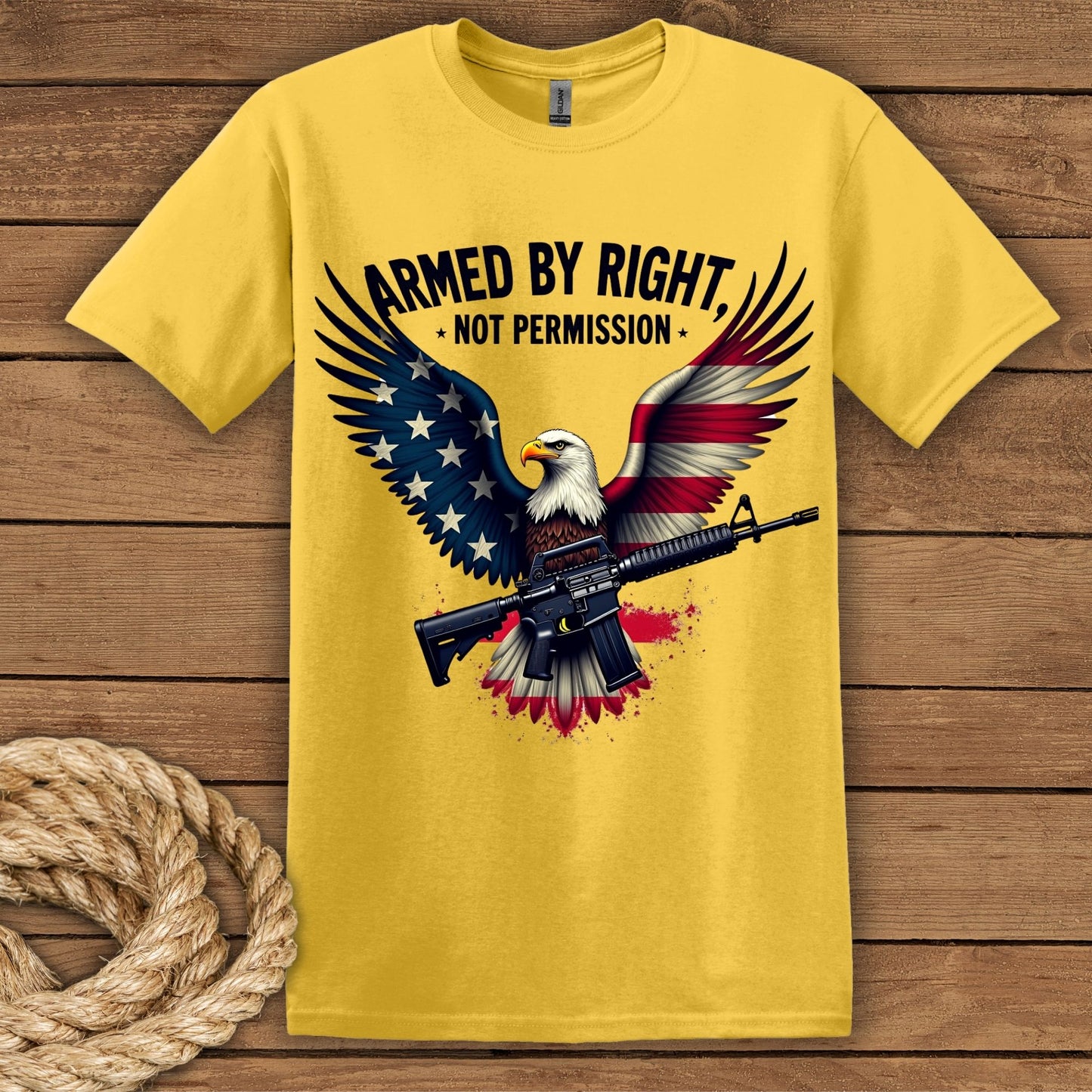 Armed by Right, Not Permission Graphic T-Shirt