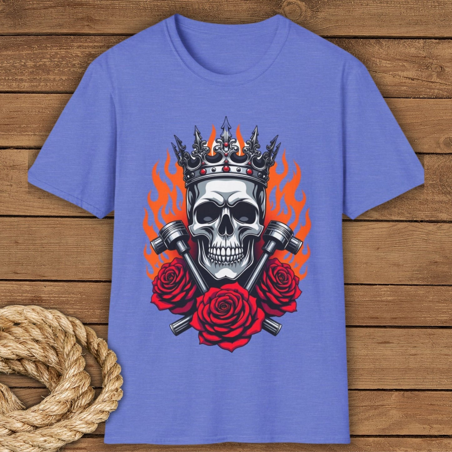 Rebellious Skull Crown T-Shirt