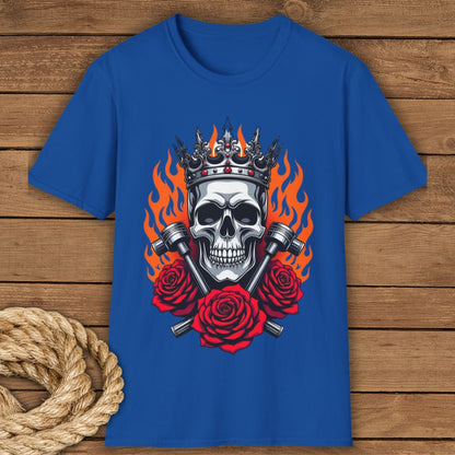 Rebellious Skull Crown T-Shirt