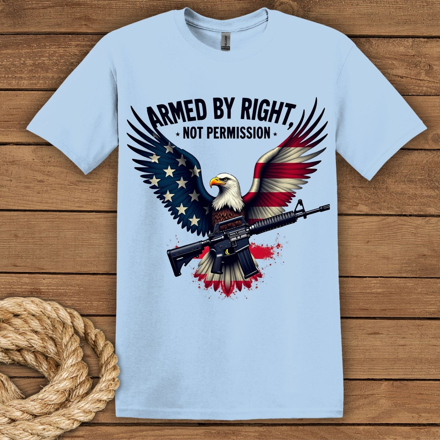 Armed by Right, Not Permission Graphic T-Shirt