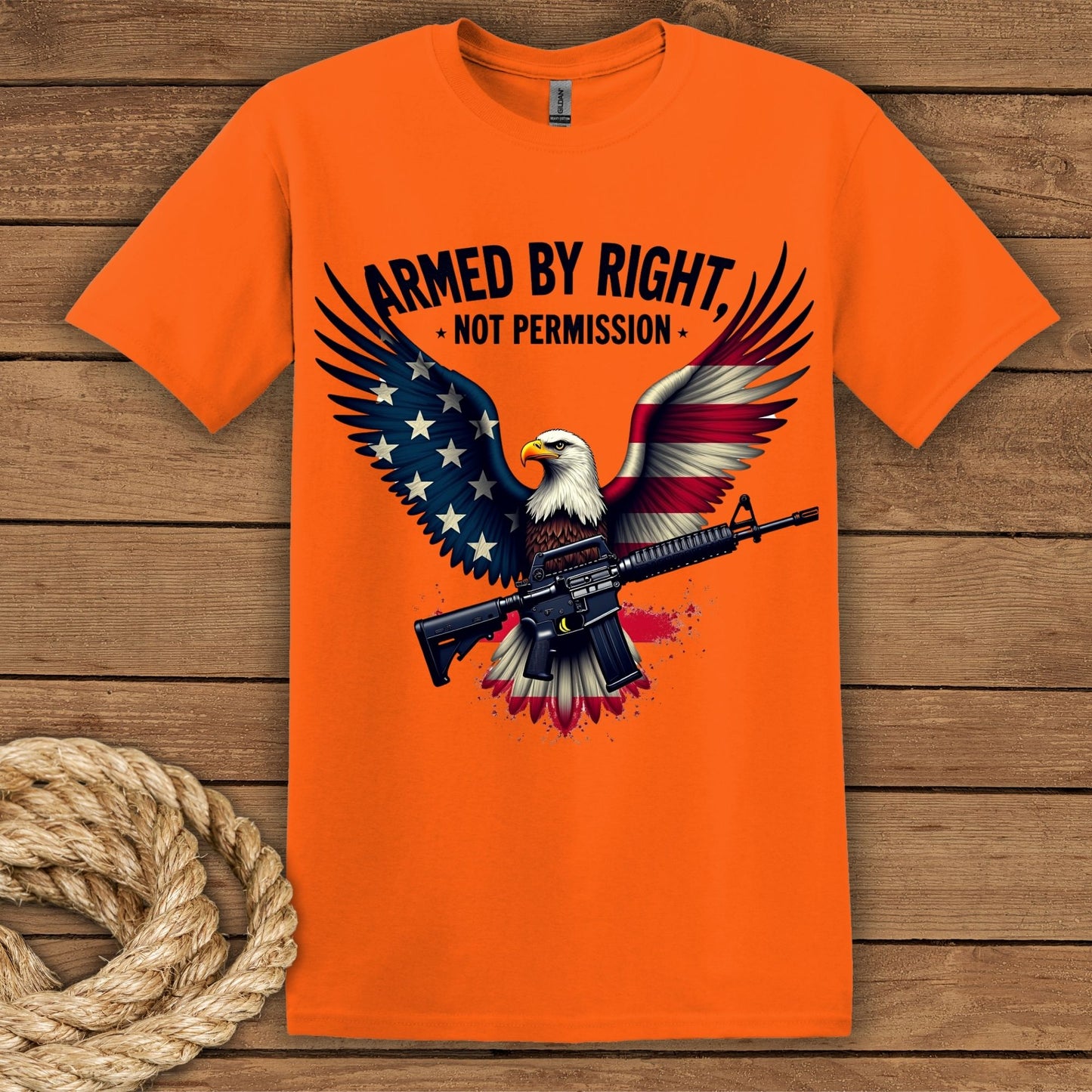 Armed by Right, Not Permission Graphic T-Shirt