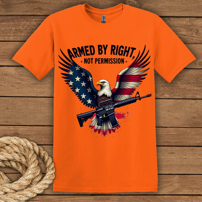 Armed by Right, Not Permission Graphic T-Shirt