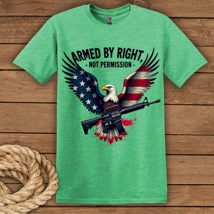 Armed by Right, Not Permission Graphic T-Shirt