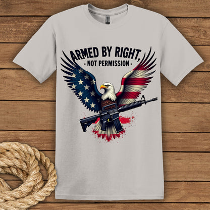 Armed by Right, Not Permission Graphic T-Shirt