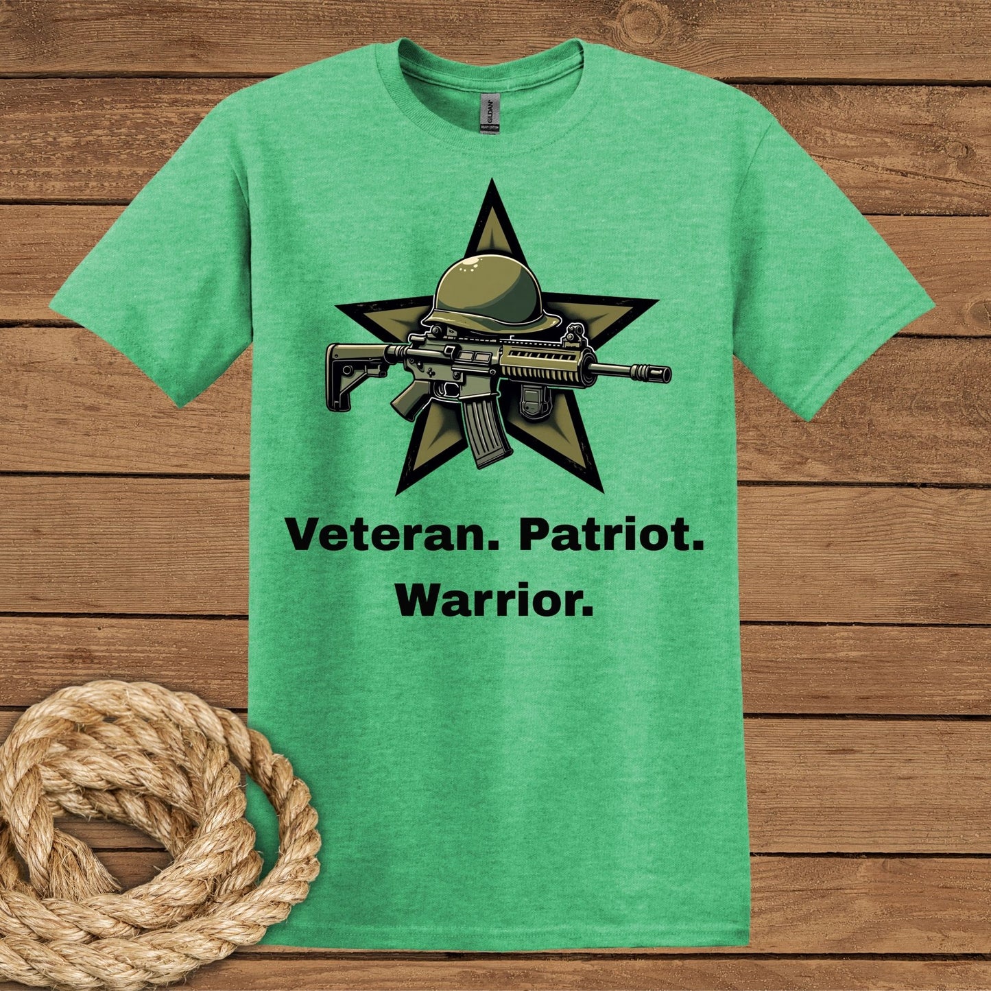 Veteran Patriot Warrior T-Shirt - Tribute to Heroes