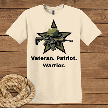Veteran Patriot Warrior T-Shirt - Tribute to Heroes