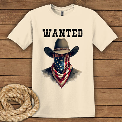 Wanted Cowboy Graphic T-Shirt