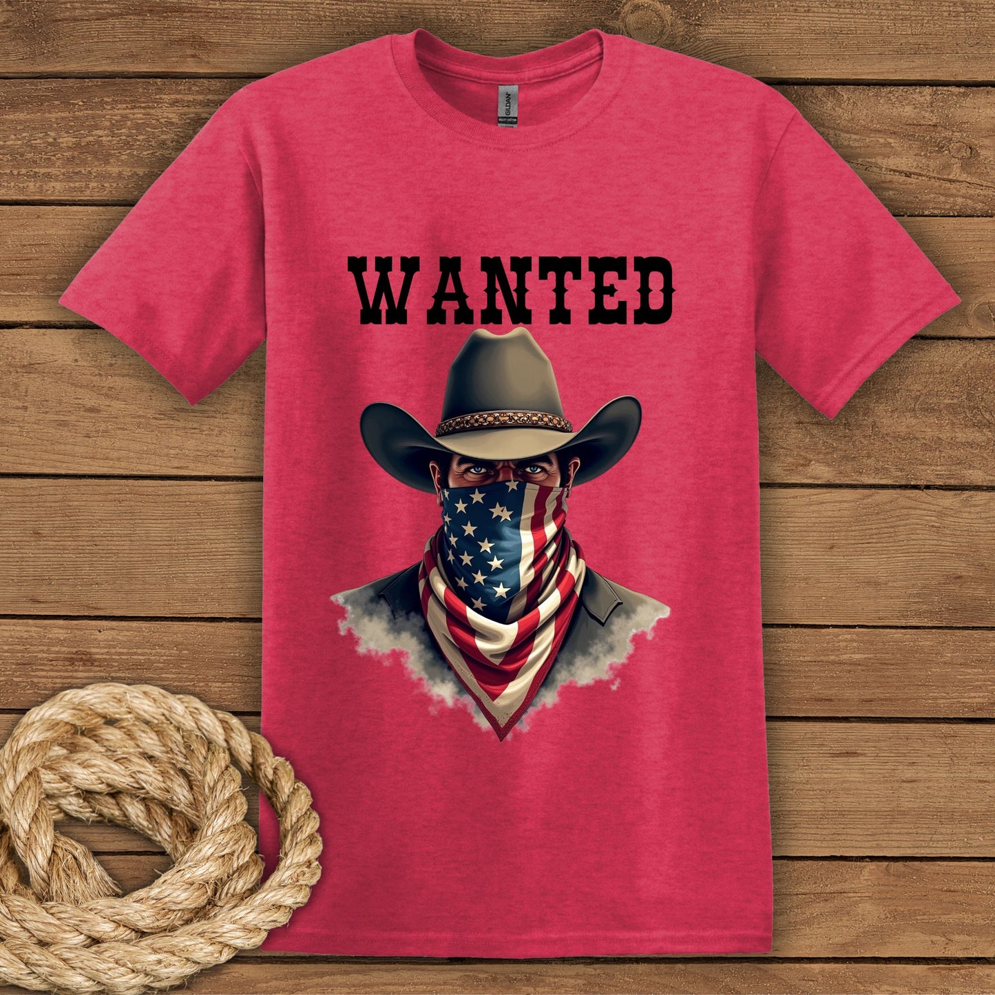 Wanted Cowboy Graphic T-Shirt