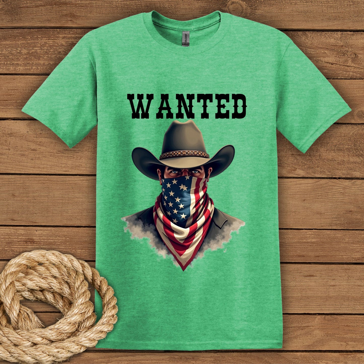Wanted Cowboy Graphic T-Shirt